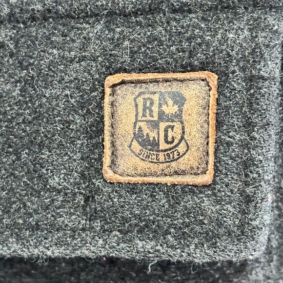 Vintage Roots men's wool blend button up jacket with quilted lining size small - Picture 7 of 16